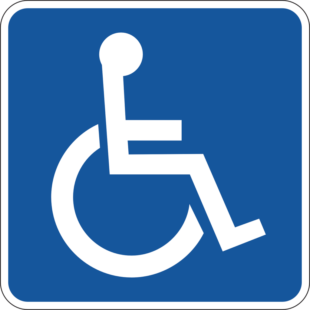 wheelchair, parking, disabled