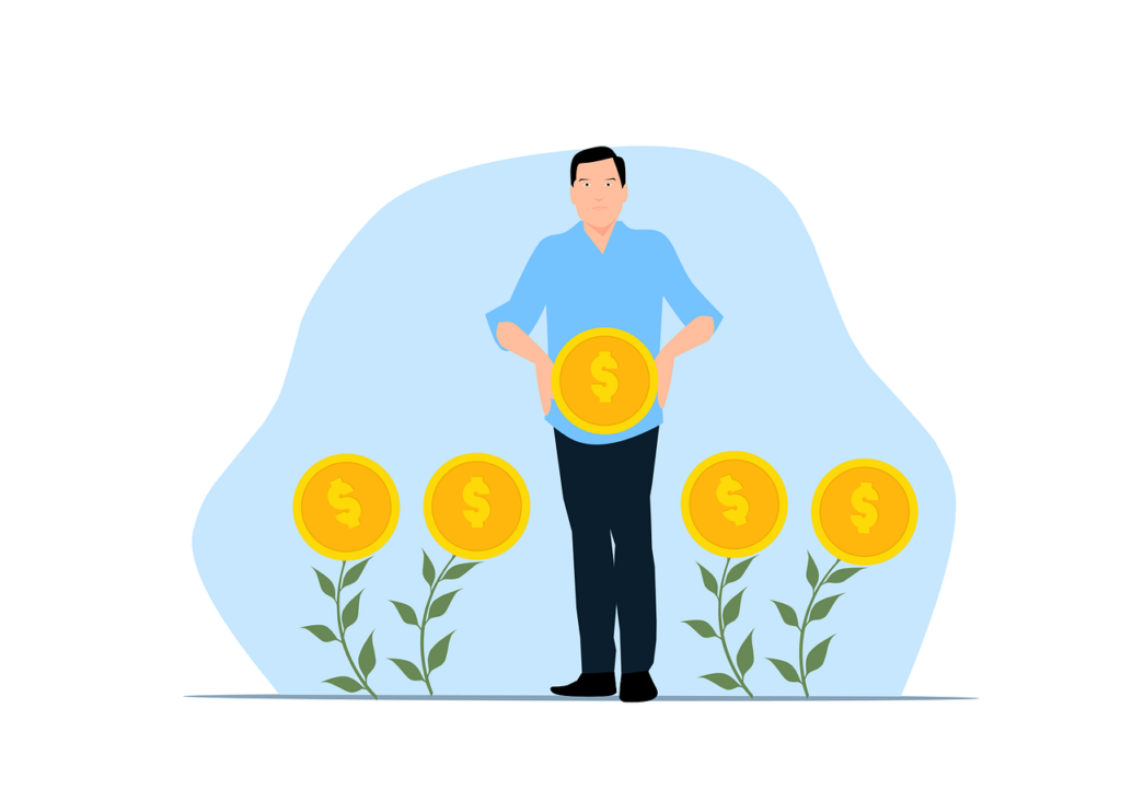 money, grow, gain