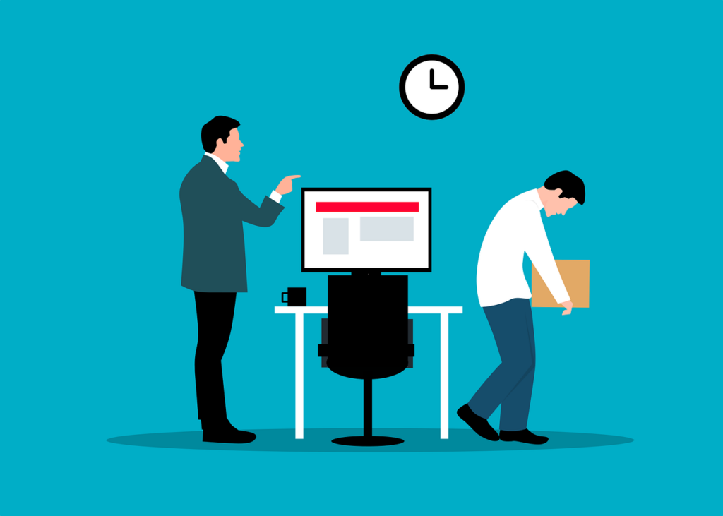 business, staff, dismissal